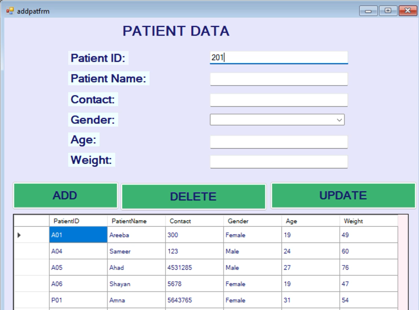 Hospital Management System Screenshot 5